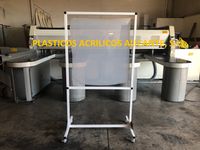 MAMPARA METACRILATO CON ALUMINIO